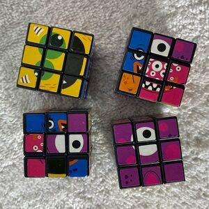 5/$35 Disney Pixar Monsters Inc Cube Puzzle Brain Teaser Game x4